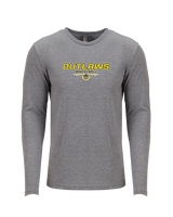 Idaho Outlaws Basketball Design - Tri-Blend Long Sleeve