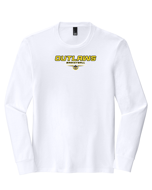 Idaho Outlaws Basketball Design - Tri-Blend Long Sleeve