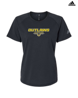 Idaho Outlaws Basketball Design - Womens Adidas Performance Shirt