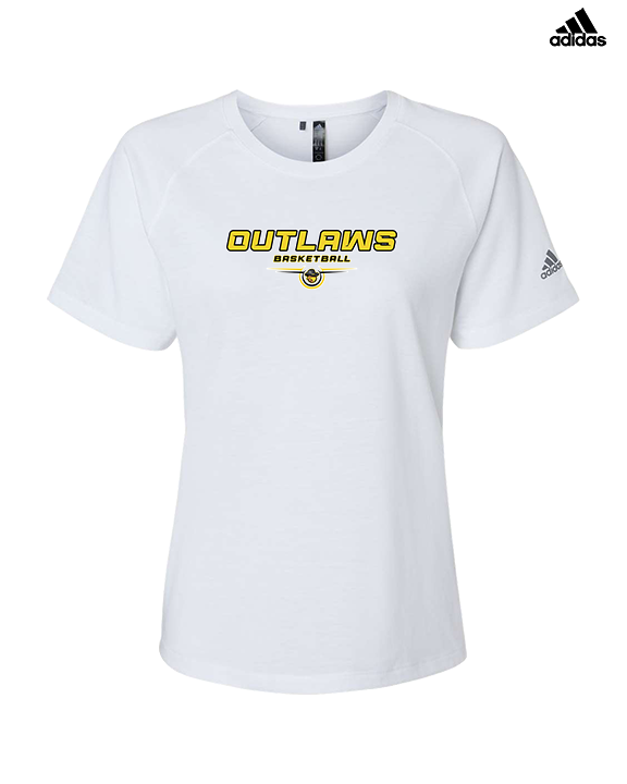 Idaho Outlaws Basketball Design - Womens Adidas Performance Shirt