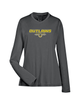 Idaho Outlaws Basketball Design - Womens Performance Longsleeve
