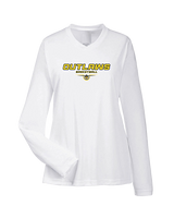 Idaho Outlaws Basketball Design - Womens Performance Longsleeve