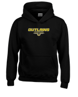 Idaho Outlaws Basketball Design - Youth Hoodie