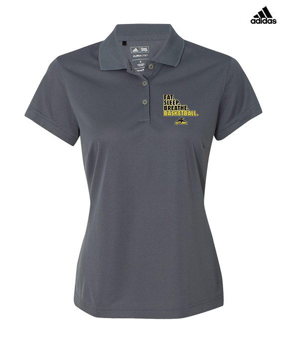 Idaho Outlaws Basketball Eat Sleep - Adidas Womens Polo