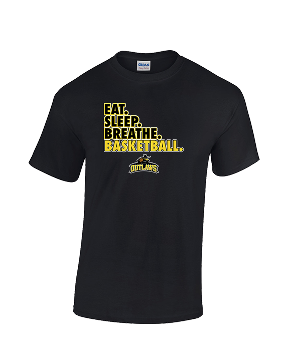 Idaho Outlaws Basketball Eat Sleep - Cotton T-Shirt