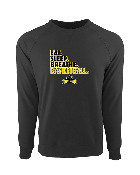 Idaho Outlaws Basketball Eat Sleep - Crewneck Sweatshirt