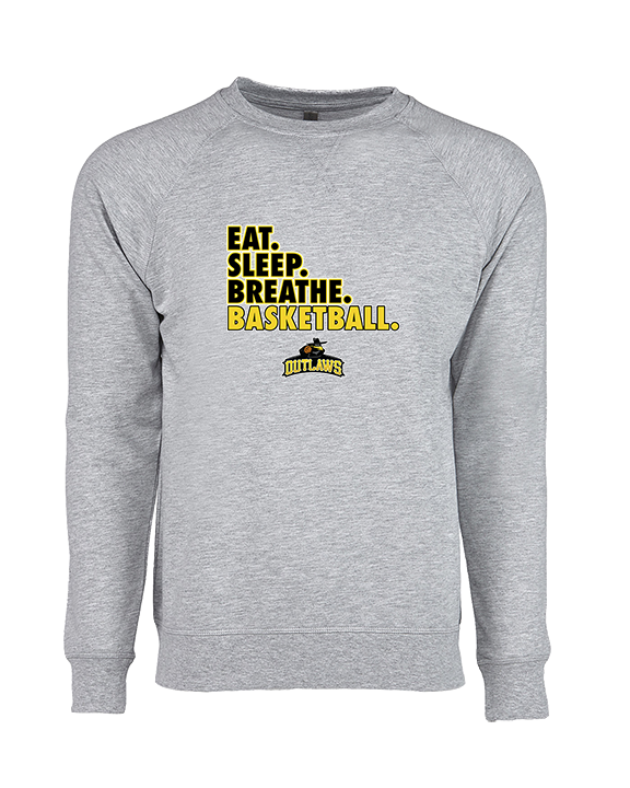 Idaho Outlaws Basketball Eat Sleep - Crewneck Sweatshirt