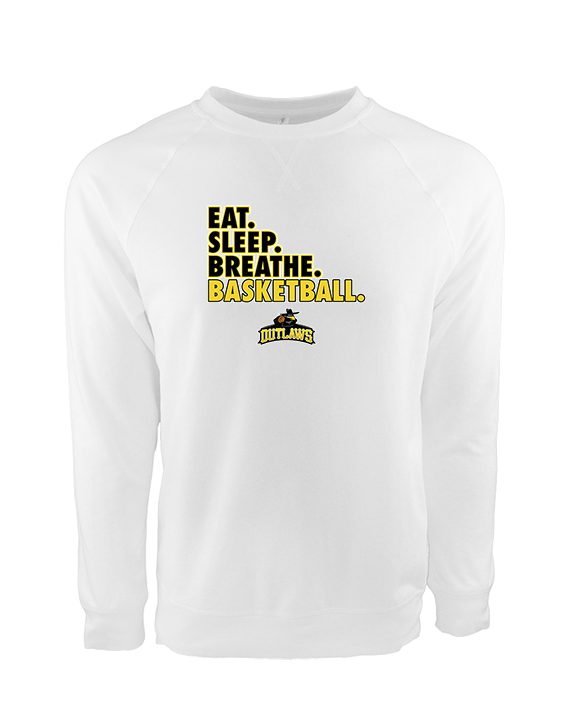 Idaho Outlaws Basketball Eat Sleep - Crewneck Sweatshirt