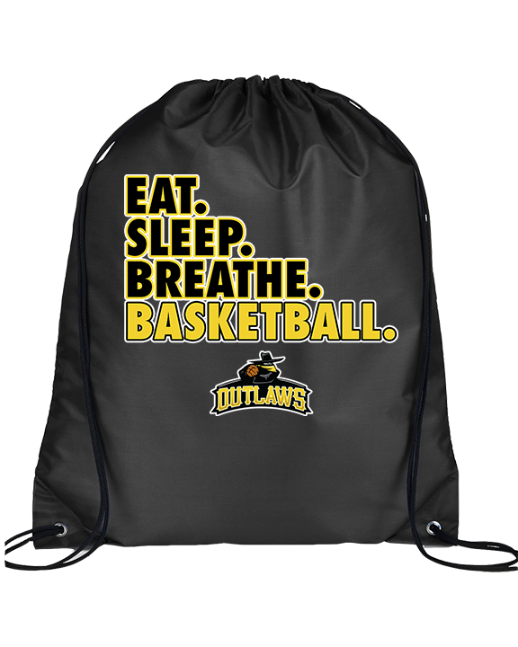 Idaho Outlaws Basketball Eat Sleep - Drawstring Bag