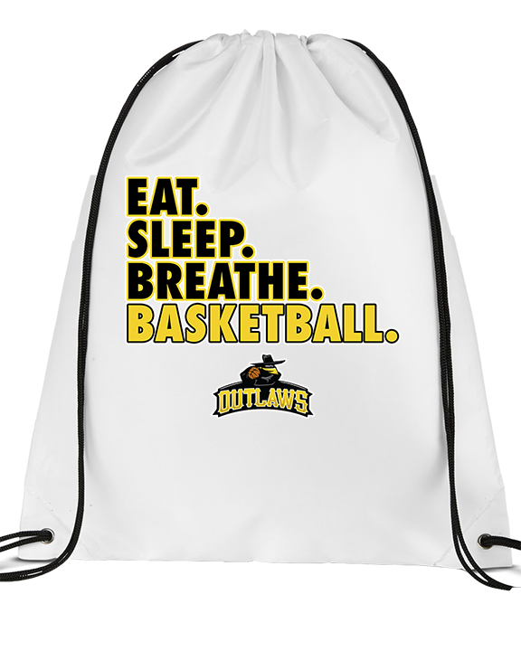 Idaho Outlaws Basketball Eat Sleep - Drawstring Bag