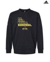 Idaho Outlaws Basketball Eat Sleep - Mens Adidas Crewneck