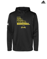 Idaho Outlaws Basketball Eat Sleep - Mens Adidas Hoodie