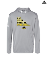 Idaho Outlaws Basketball Eat Sleep - Mens Adidas Hoodie