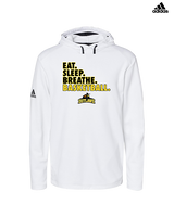 Idaho Outlaws Basketball Eat Sleep - Mens Adidas Hoodie
