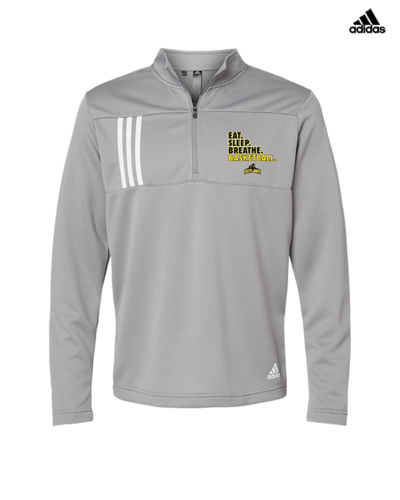 Idaho Outlaws Basketball Eat Sleep - Mens Adidas Quarter Zip