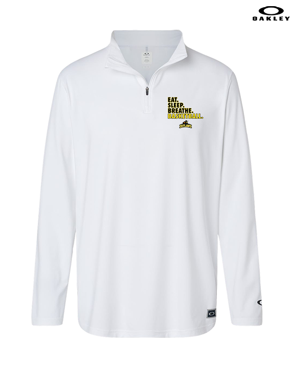 Idaho Outlaws Basketball Eat Sleep - Mens Oakley Quarter Zip