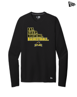 Idaho Outlaws Basketball Eat Sleep - New Era Performance Long Sleeve