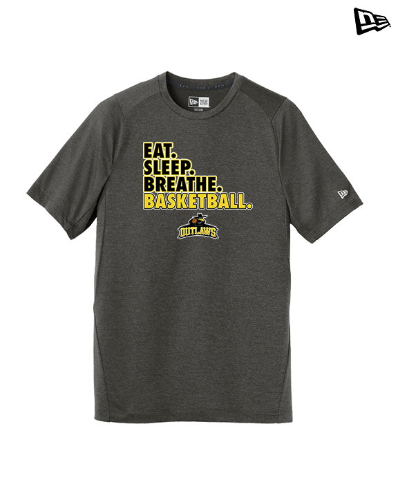 Idaho Outlaws Basketball Eat Sleep - New Era Performance Shirt