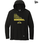 Idaho Outlaws Basketball Eat Sleep - New Era Tri-Blend Hoodie