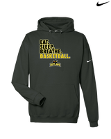 Idaho Outlaws Basketball Eat Sleep - Nike Club Fleece Hoodie