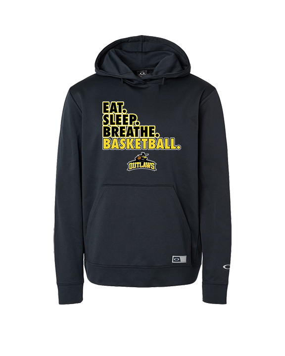 Idaho Outlaws Basketball Eat Sleep - Oakley Performance Hoodie