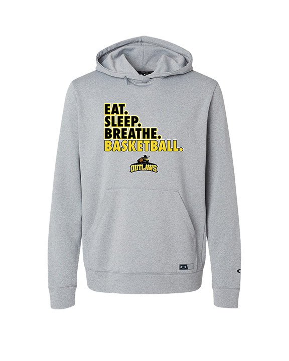 Idaho Outlaws Basketball Eat Sleep - Oakley Performance Hoodie