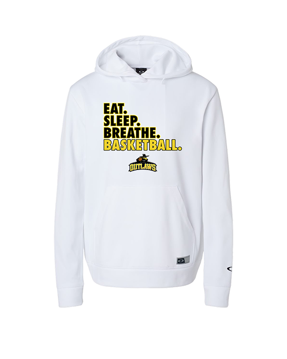Idaho Outlaws Basketball Eat Sleep - Oakley Performance Hoodie