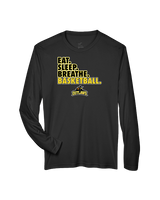 Idaho Outlaws Basketball Eat Sleep - Performance Longsleeve