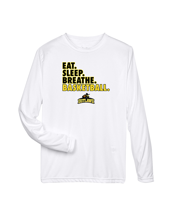 Idaho Outlaws Basketball Eat Sleep - Performance Longsleeve