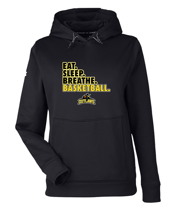 Idaho Outlaws Basketball Eat Sleep - Under Armour Ladies Storm Fleece
