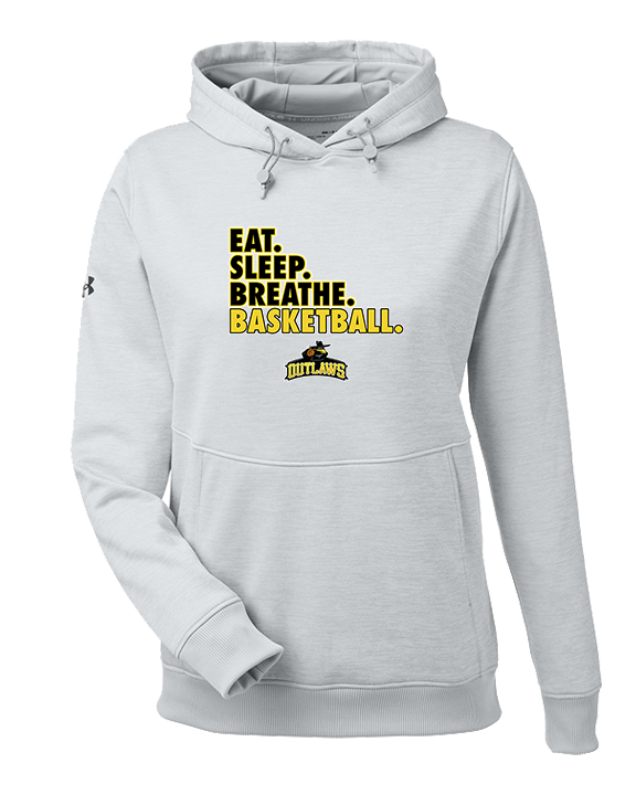 Idaho Outlaws Basketball Eat Sleep - Under Armour Ladies Storm Fleece