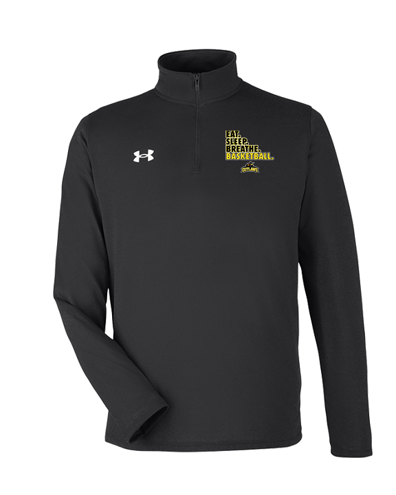 Idaho Outlaws Basketball Eat Sleep - Under Armour Mens Tech Quarter Zip
