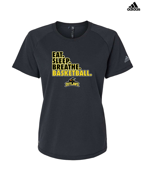 Idaho Outlaws Basketball Eat Sleep - Womens Adidas Performance Shirt