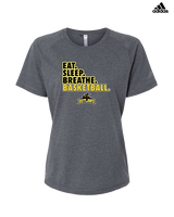 Idaho Outlaws Basketball Eat Sleep - Womens Adidas Performance Shirt