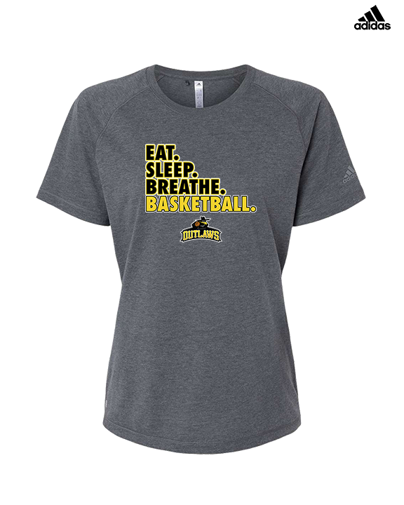 Idaho Outlaws Basketball Eat Sleep - Womens Adidas Performance Shirt