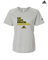 Idaho Outlaws Basketball Eat Sleep - Womens Adidas Performance Shirt