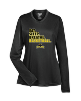 Idaho Outlaws Basketball Eat Sleep - Womens Performance Longsleeve