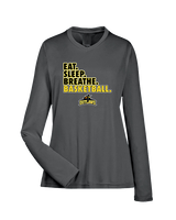 Idaho Outlaws Basketball Eat Sleep - Womens Performance Longsleeve