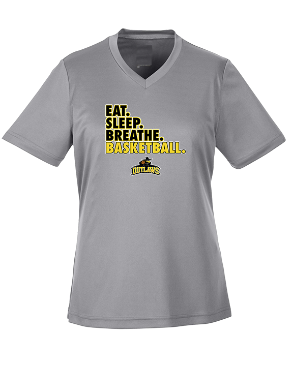 Idaho Outlaws Basketball Eat Sleep - Womens Performance Shirt