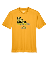 Idaho Outlaws Basketball Eat Sleep - Youth Performance Shirt