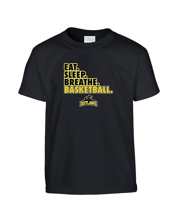 Idaho Outlaws Basketball Eat Sleep - Youth Shirt