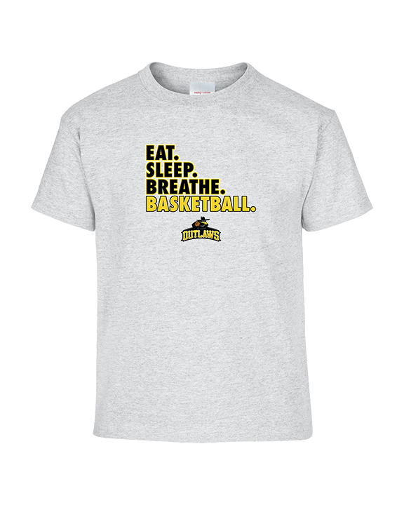 Idaho Outlaws Basketball Eat Sleep - Youth Shirt