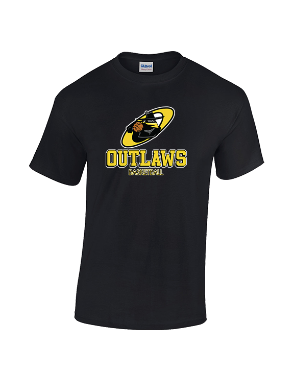Idaho Outlaws Basketball Shadow - Cotton T-Shirt