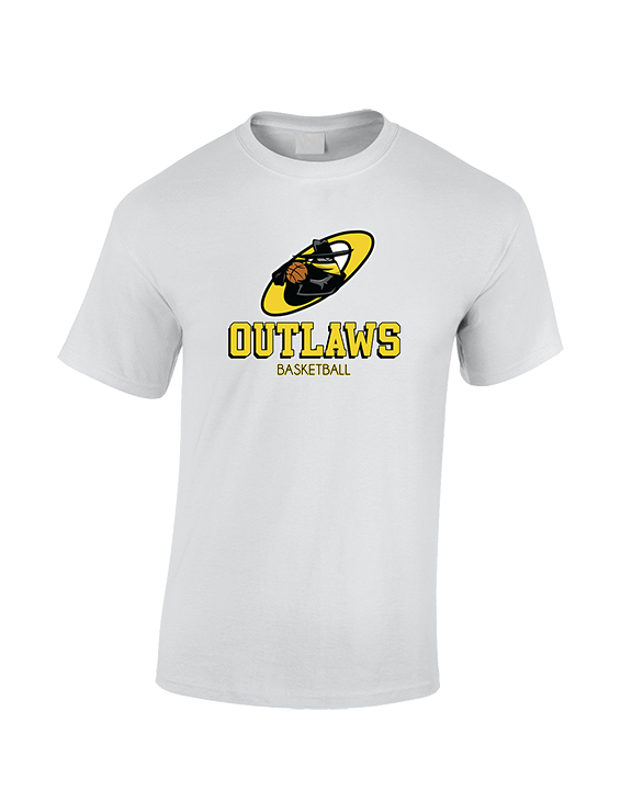 Idaho Outlaws Basketball Shadow - Cotton T-Shirt