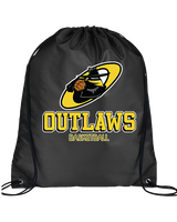 Idaho Outlaws Basketball Shadow - Drawstring Bag