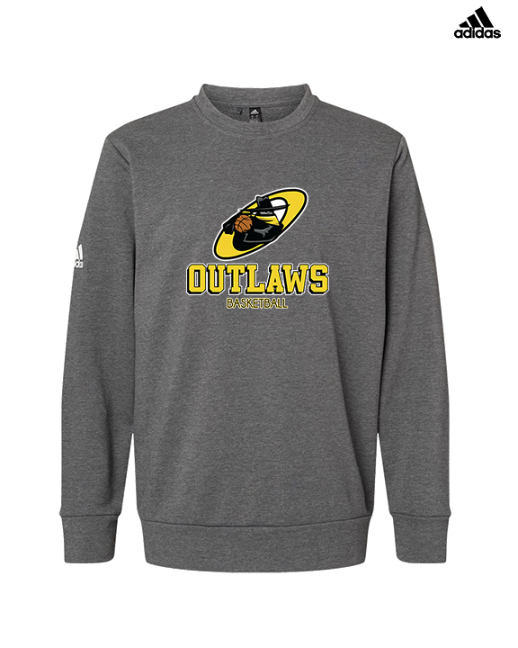Idaho Outlaws Basketball Shadow - Mens Adidas Crewneck