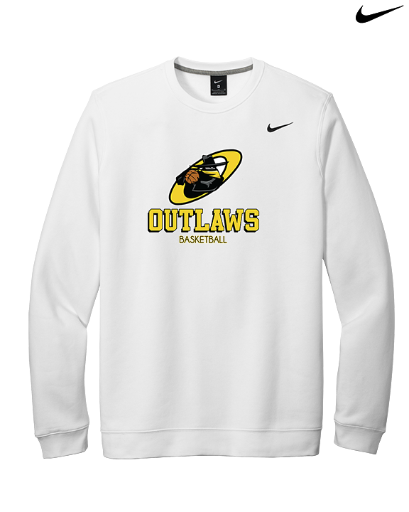 Idaho Outlaws Basketball Shadow - Mens Nike Crewneck
