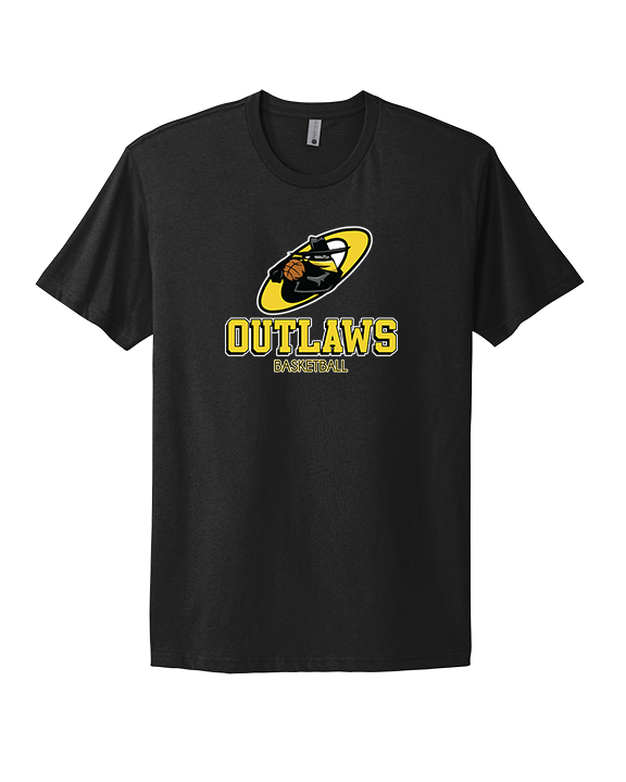 Idaho Outlaws Basketball Shadow - Mens Select Cotton T-Shirt