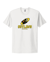 Idaho Outlaws Basketball Shadow - Mens Select Cotton T-Shirt