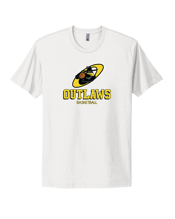 Idaho Outlaws Basketball Shadow - Mens Select Cotton T-Shirt